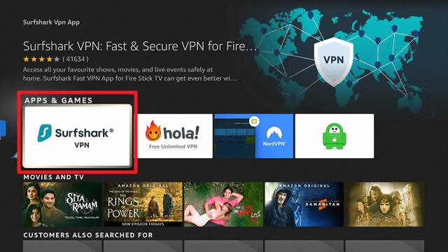 step 4 Install Surfshark VPN on Firestick